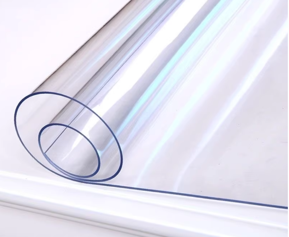 透明软胶板 宽1m厚2mm，材质：透明PVC